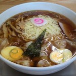 大勝軒 - '12/12/08 玉子入りワンタン麺の大盛り（1,100円）