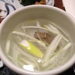 ねぎし - テールスープ