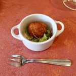 キノシタ - アミューズ イカと米のコロッケ
