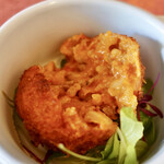 キノシタ - アミューズ イカと米のコロッケ