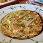 キノシタ - タスマニアサーモンのスモークとじゃがいものクレープ