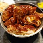 Yamanoya Ichiba - チキンカツタワー丼