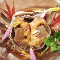四川料理 龍の子 - 上海蟹の紹興酒漬け