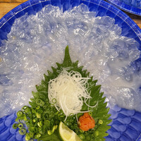 玄品 大阪北新地 - 一人前　薬味もポン酢も用意して下さるので、食べるだけです