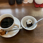 キャットベース - ランチの食後のコーヒー＆デザート