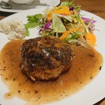 ダイニングバー　ツバキ - 特製粗挽きハンバーグランチ