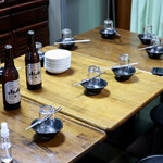 釜山 - いつものテーブル席で