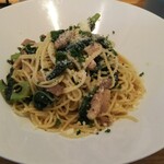 ボーノ - カツオ菜とパンチェッタのペペロンチーノ