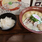 らぁめん まるなか - まるなからーめんとごはん1400円