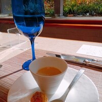 メインダイニング いと桜 - エシャロットのスープ