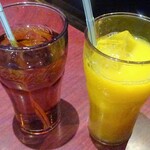 Gyuukaku - ウーロン茶＆オレンジジュース