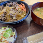 日野まちかど感応館 新館 みかく - 丼丼セットとサラダ