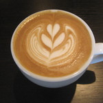 試飲のカプチーノ