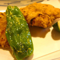 茶寮 もち月 - ふぐの唐揚げ