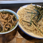 丸長中華そば店 - タケノコつけ麺大盛り