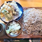 そば処 味奈登庵 - 野菜つけ天 大盛