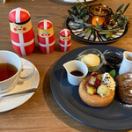 ロージーティーハウス - 紅はるかの芋パンケーキ最高に美味しい！