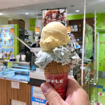 Yasuda Yoguruto Shoppu - フローズンヨーグルトアイス・マンゴー＆チョコミント