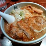 麺屋武蔵 二天 池袋店 - 豚天らーめん８００円