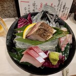 最強鮨居酒屋 やまのや 天満橋店 - 刺身