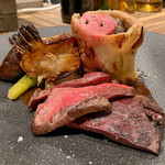 スザ ビストロ - 鹿肉、鹿の心臓