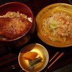 ふくい、望洋楼 - 越前おろし蕎麦 と ソースカツ丼 セット １０００円