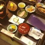 えふでの宿　小松家八の坊 - 朝飯…(๑´ڡ`๑)