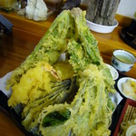 老稚園 - 天ざるうどん　750円／僕。