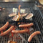 ろばたやき山ろく - 焼き焼き〜♪