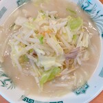 日高屋 - 野菜たっぷりタンメン
麺少なめ/490