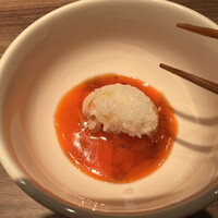 焼肉うしごろ 銀座店 - 余った濃厚卵でTKG（卵かけご飯）