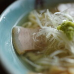 活力再生麺屋 あじ庵食堂 - 山葵潮ラーメン（¥850税込み）