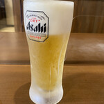 極楽湯 - 生ビール（中）　490円