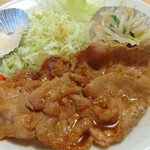 みやじま - 週替わりランチの生姜焼きは味しみしみ～