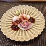 魚菜料理 縄屋 - カンパチとカミナリイカ