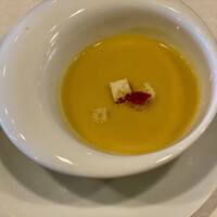 特選近江牛レストラン ティファニー - さつまいもスープ