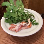 魚菜料理 縄屋 - 蟹のしゃぶしゃぶ〜天然クレソンと共に