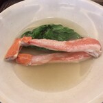 魚菜料理 縄屋 - 蟹のしゃぶしゃぶ①