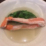 魚菜料理 縄屋 - 蟹のしゃぶしゃぶ①