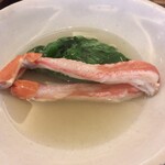 魚菜料理 縄屋 - 蟹のしゃぶしゃぶ①