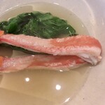 魚菜料理 縄屋 - 蟹のしゃぶしゃぶ①