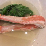 魚菜料理 縄屋 - 蟹のしゃぶしゃぶ①