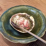 魚菜料理 縄屋 - 蟹の甲羅焼き
