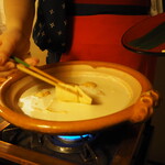 とうふ屋うかい - とうふ鍋（豆水とうふ）