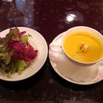 チッチトポッポ - サラダと本日のスープ（スープは+100円）