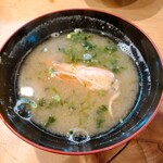 駒寿し - アオサの味噌汁