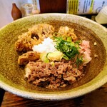 踊るうどん - 肉まいたけ天ぶっかけ900円