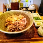 踊るうどん - 肉まいたけ天ぶっかけ900円