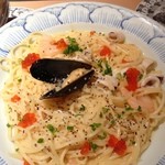 鎌倉パスタ - 魚介のカルボナーラ