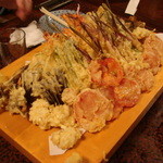 寿司勝 - 天ぷら盛り合わせ